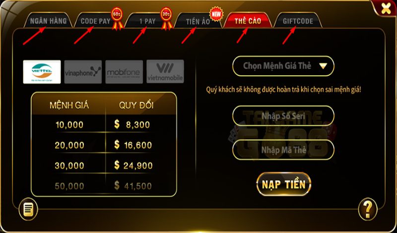 Đánh giá giao diện trang web của Gemwin Games - Gemwin