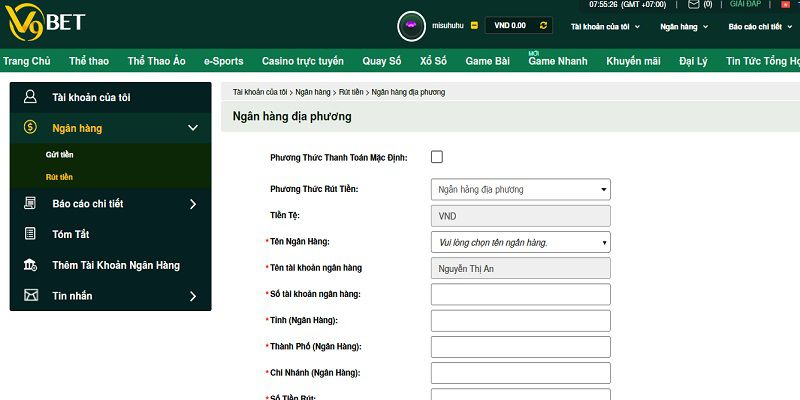 Hướng dẫn nạp tiền trên trang web Hr99 Games - Hr99