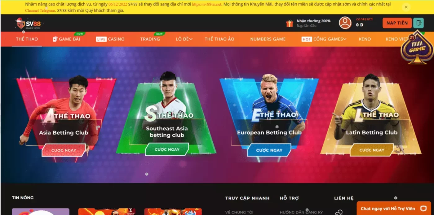 Thông báo quan trọng khi đăng nhập vào trang web game Da Fun88 - Fun88